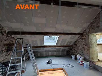 JPM Construction | Réalisation : Rénovation de combles, fermette de caractère 1