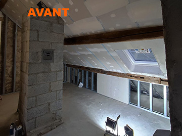 JPM Construction | Réalisation : Rénovation de combles, fermette de caractère 3