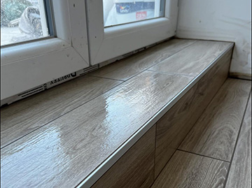 Carrelage sol séjour — Seraing